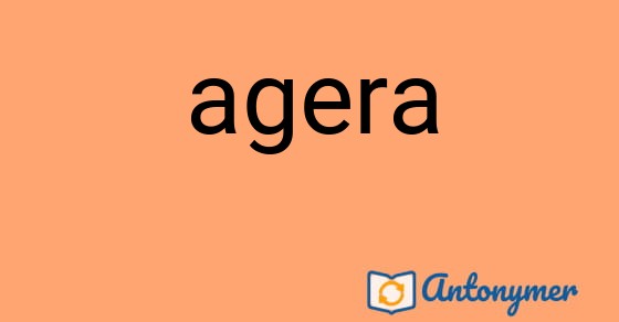 Bild som illustrerar ordet agera och dess antonymer.