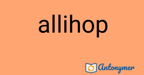 Bild som illustrerar ordet allihop och dess antonymer.