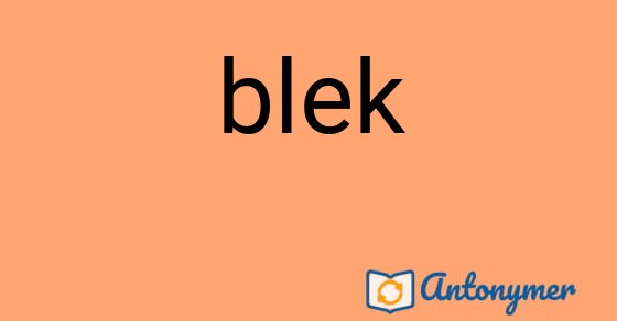 Bild som illustrerar ordet blek och dess antonymer.