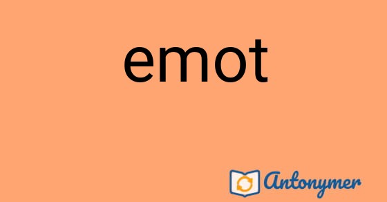 Bild som illustrerar ordet emot och dess antonymer.