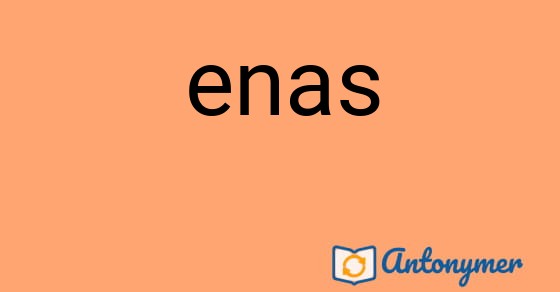 Bild som illustrerar ordet enas och dess antonymer.