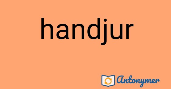 Bild som illustrerar ordet handjur och dess antonymer.