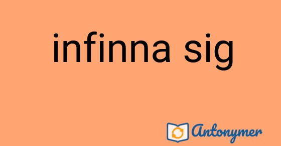 Bild som illustrerar uttrycket infinna sig och dess antonymer.