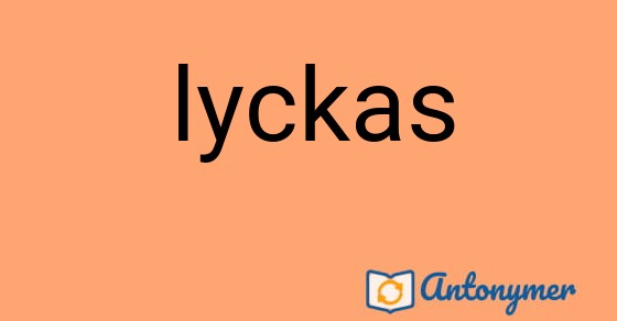 Bild som illustrerar ordet lyckas och dess antonymer.