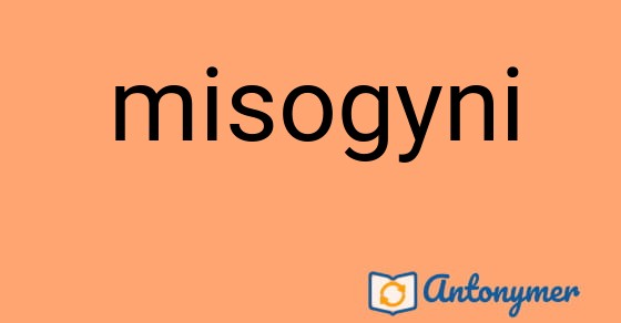 Bild som illustrerar ordet misogyni och dess antonymer.