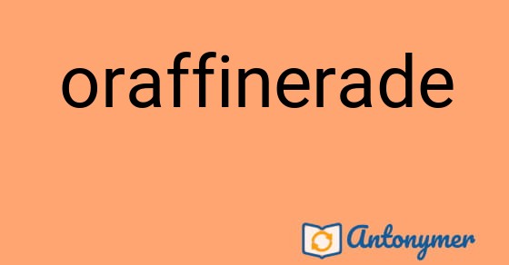 Bild som illustrerar ordet oraffinerade och dess antonymer.