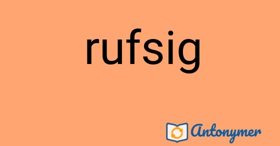 Bild som illustrerar ordet rufsig och dess antonymer.
