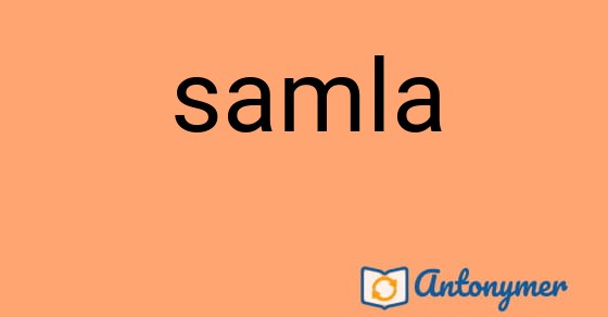 Bild som illustrerar ordet samla och dess antonymer.