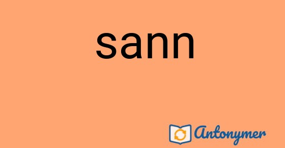 Bild som illustrerar ordet sann och dess antonymer.