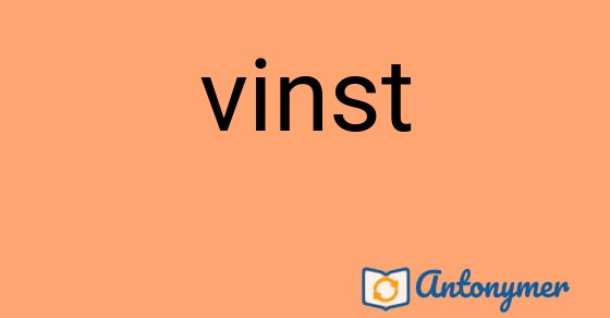 Bild som illustrerar ordet vinst och dess antonymer.