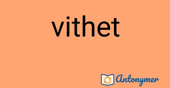 Bild som illustrerar ordet vithet och dess antonymer.